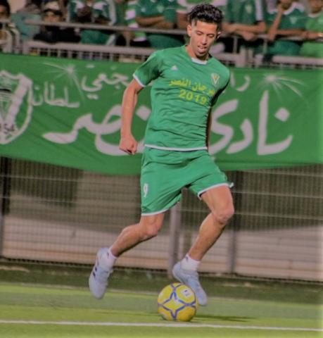 خالد مجدي مهاجم فريق النصر الليبي