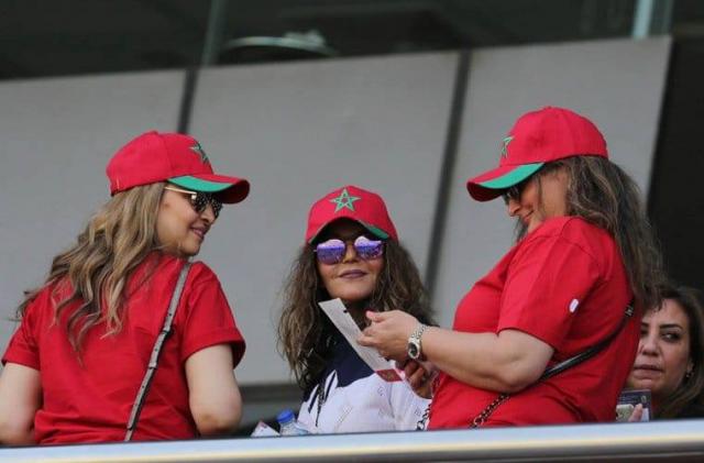  سميرة سعيد تقود حسناوات المغرب لدعم أسود الأطلس أمام نامبيا بكأس الأمم