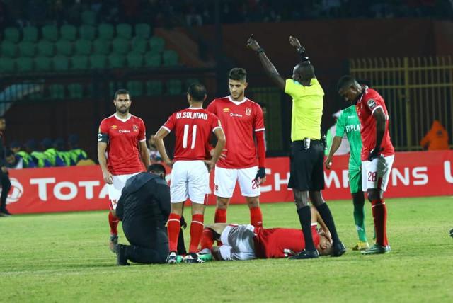 إصابة سعد سمير لاعب النادي الأهلي