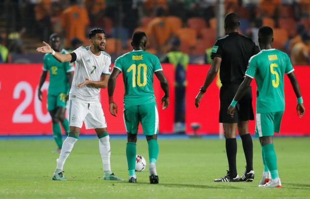 من مباراة الجزائر والسنغال في نهائي كأس الأمم الإفريقية مصر 2019