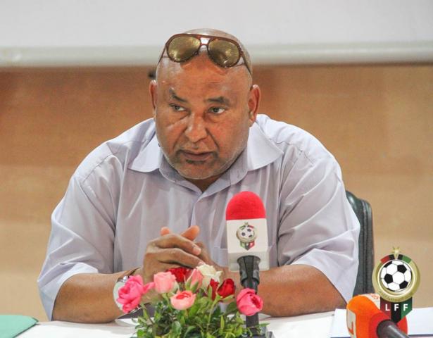 حسين الحبيب نائب رئيس الإتحاد الليبي لكرة القدم 