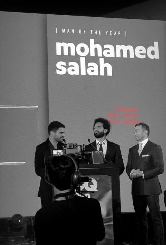 محمد صلاح رجل العام في الشرق الأوسط