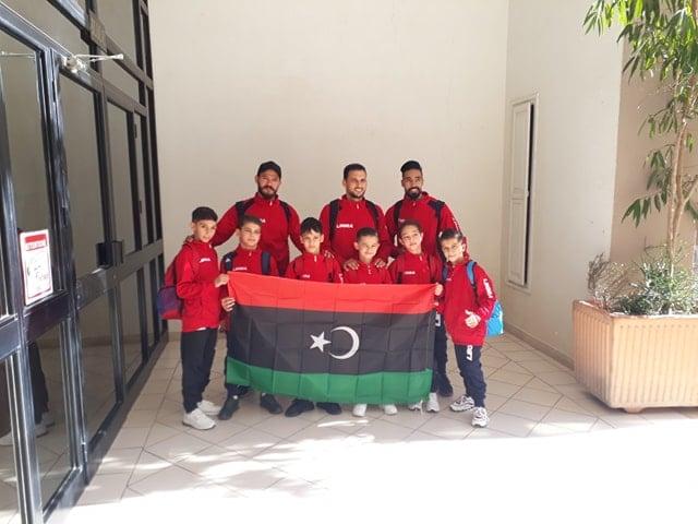 منتخب ليبيا للجمباز يتوجه بالقلادة الذهبية في البطولة العربية 