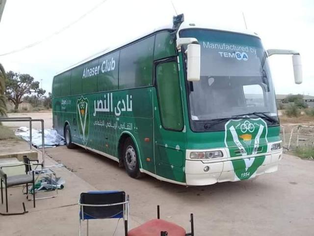 نادي النصر يكشف عن حافلة جديدة