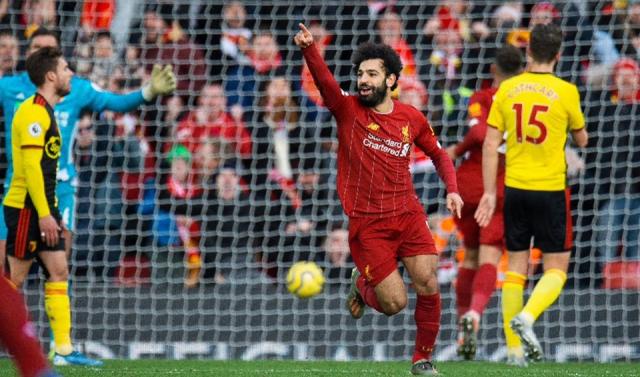 محمد صلاح مهاجم فريق ليفربول 