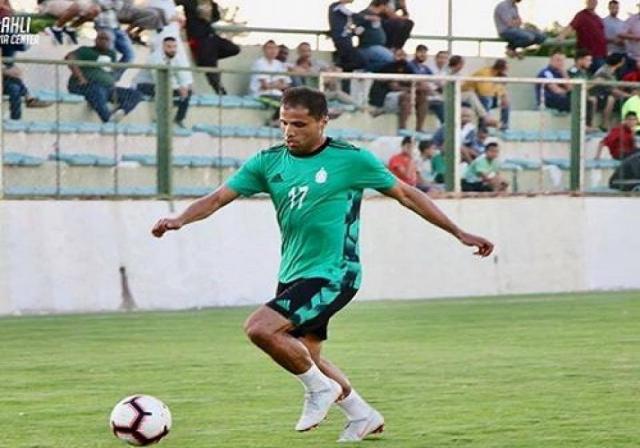 سالم عبلو لاعب فريق الأهلي طرابلس 