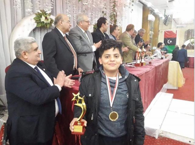 يوسف الحصادي أفضل شطرنجي صاعد في بطولة الإسكندرية