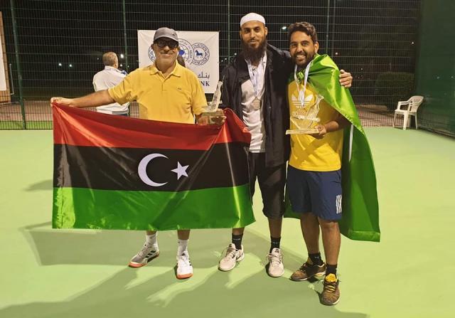 ليبيا تحصد فضية بطولة رواد التنس بمسقط