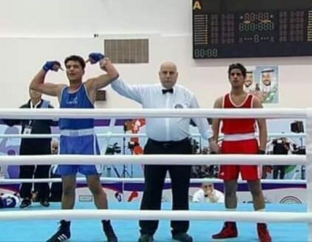 فرج المقصبي يتوّج بالبرونزية في الملاكمة العربية 