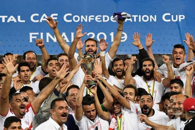 الزمالك بطل الكونفدرالية الإفريقية 2019