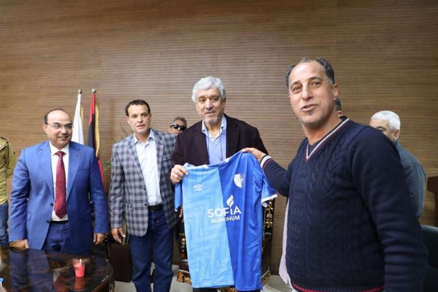 جانب من تكريم نادي الهلال لمجلس التسييري لبلدية بنغازي