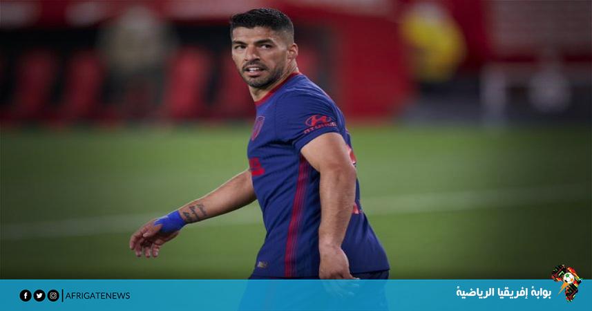 سواريز يتعرض لإصابة عضلية في الساق اليسري
