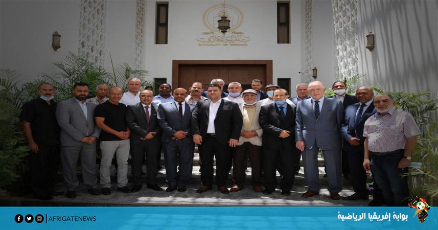 وزير الرياضة يعقد اجتماعه الثاني مع لجنة إعداد مُسودة قانون الرياضة ببنغازي