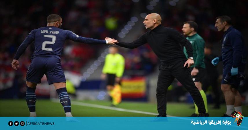 جوارديولا يؤكد جاهزية ووكر لمواجهة ريال مدريد 