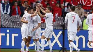 إسبانيا تحقق فوزها الأول في بطولة دوري الأمم من أرض جنيف