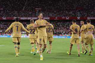 ليفاندوفسكي يقود تشكيل برشلونة أمام فيكتوريا بلزن