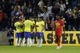 منتخب البرازيل يكتسح غانا قبل كأس العالم